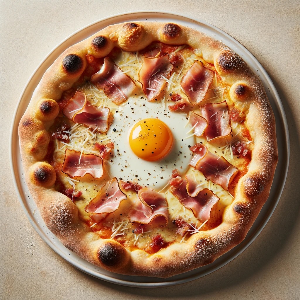 Pizza Gourmet (Carbonara)