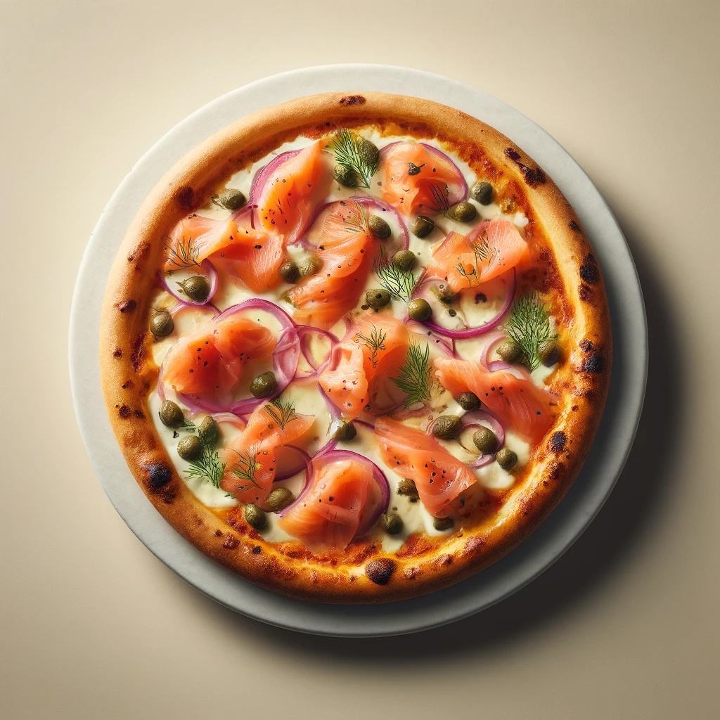 Pizza Gourmet (Salmone)