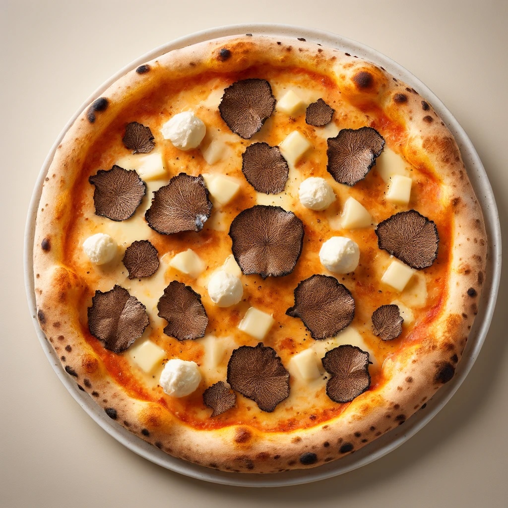 Pizza al Tartufo Nero (Rossa)