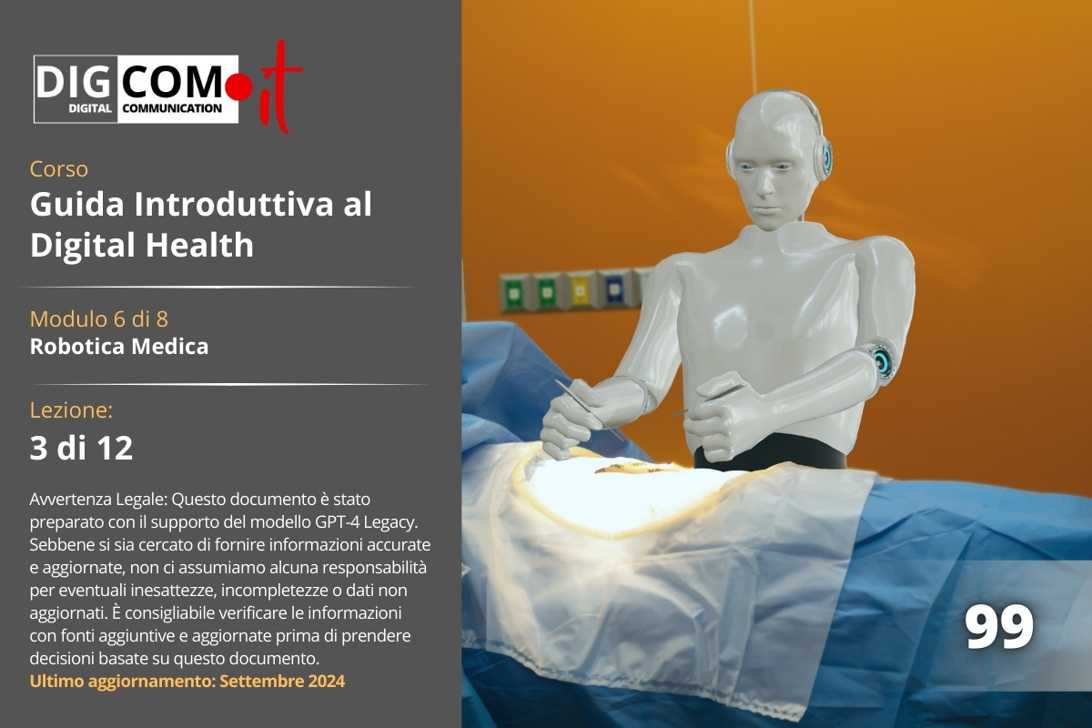 Componenti principali dei robot medici: sensori, attuatori, interfacce uomo-macchina